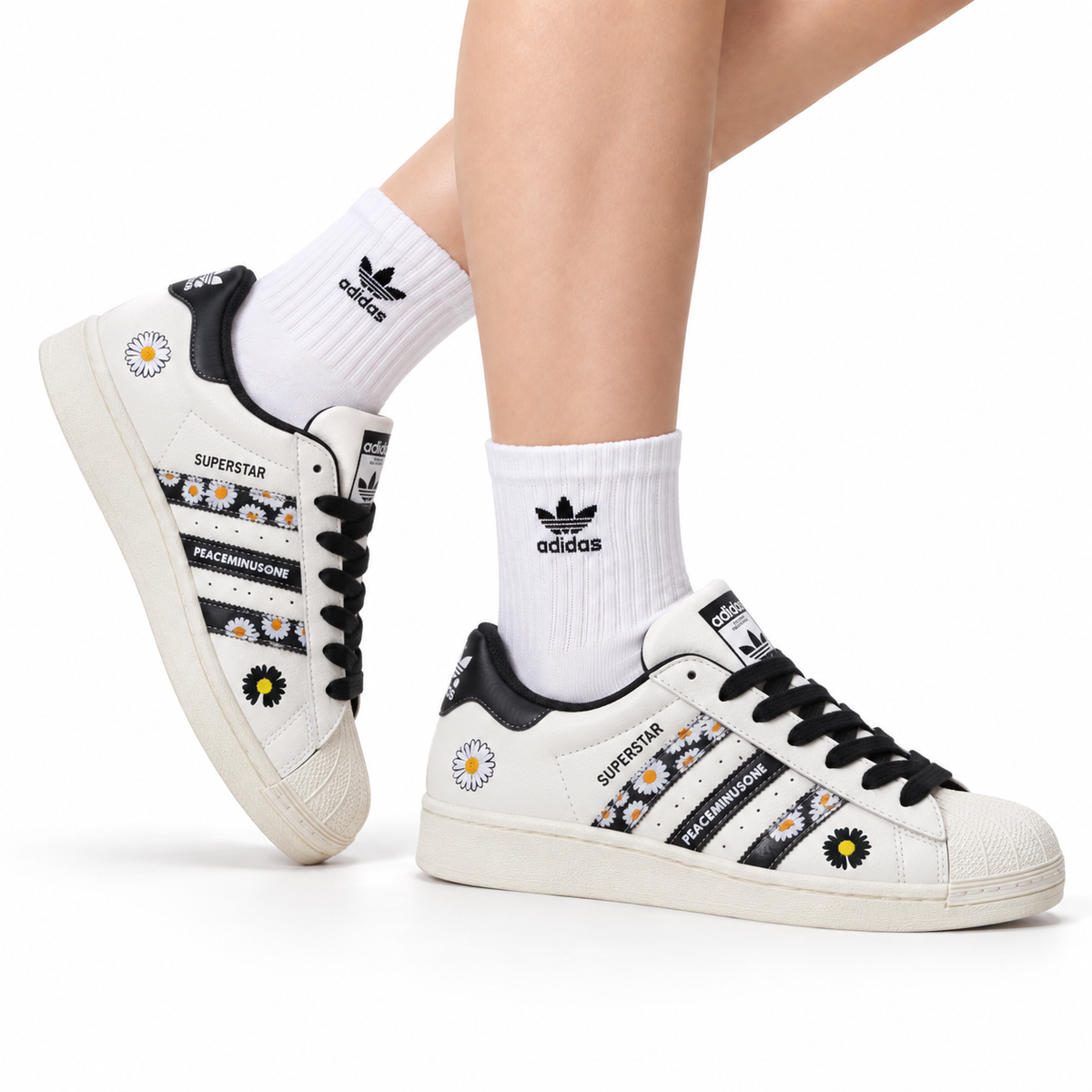 Adidas Shell Toe DIY Custom Low-Top Sneakers