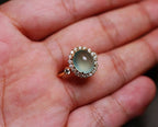Pandora Adjustable Blue Chalcedony Ring - Natural Gemstone