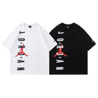 Jordan Unisex Fun Graphic Cotton Crew-Neck T-Shirt