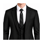Dior Style Men's Oblique Logo Silk Tie - Model Main Image