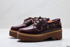 Timberland Burgundy Women's Platform Boat Shoe - detail image 4