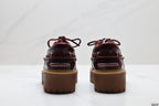 Timberland Burgundy Women's Platform Boat Shoe - detail image 6