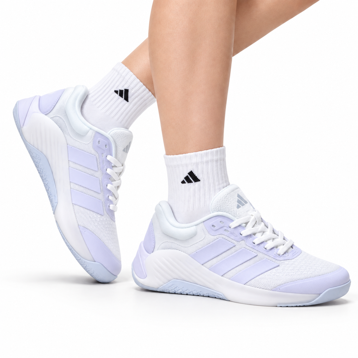 Adidas Men's All White Tennis Training Shoes