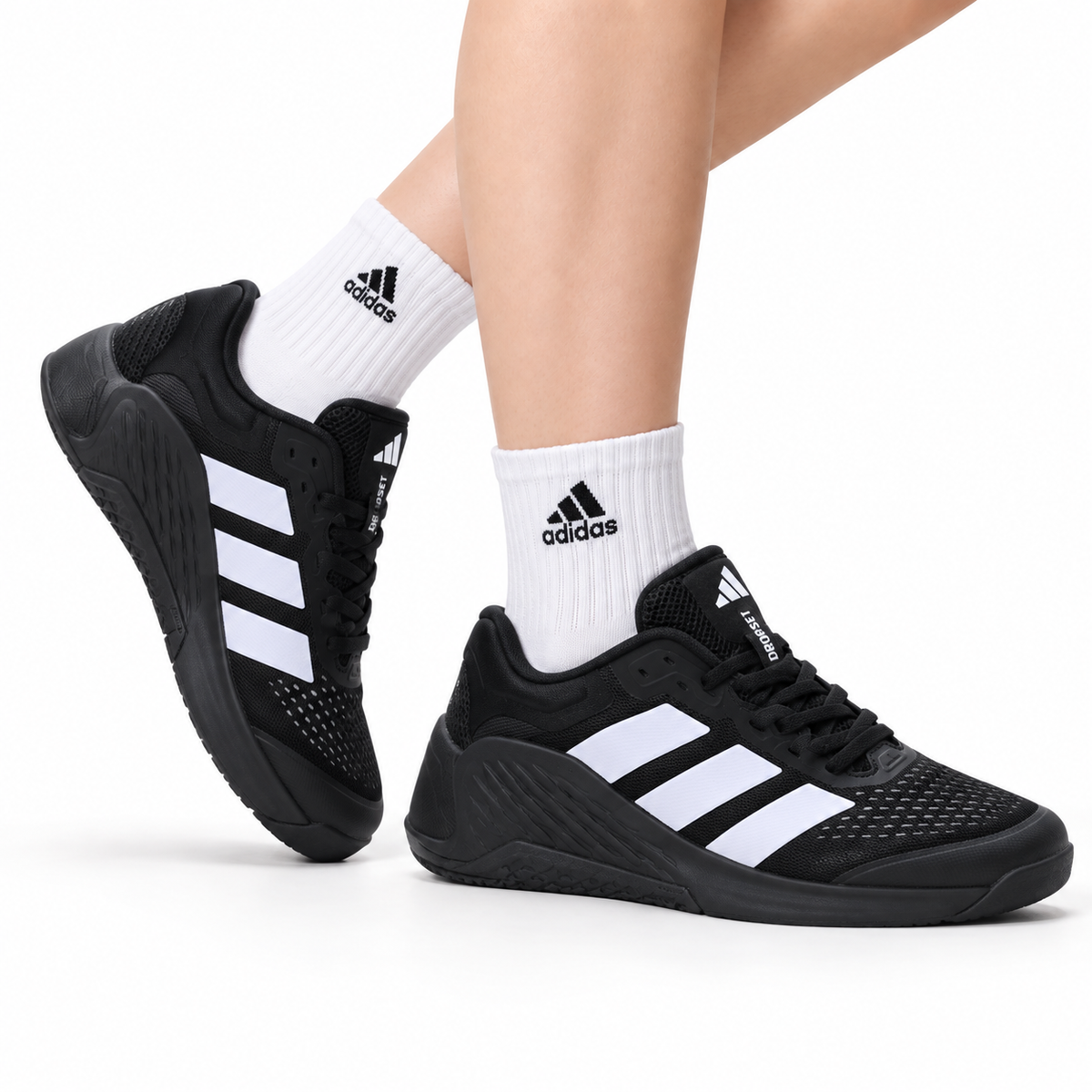 Adidas Lightweight Black Training Sneakers
