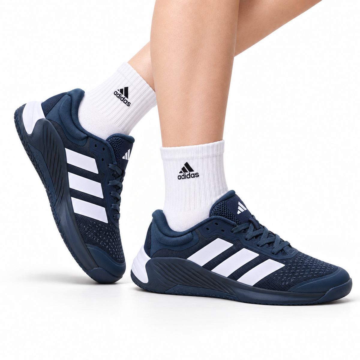 Adidas Navy Tennis Shoes for Men – Breathable Court Sneakers