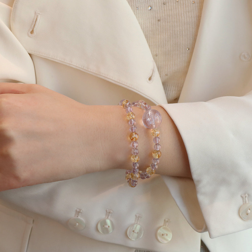 Pandora Natural Amethyst Bracelet | Purple Gemstone | Energy & Prosperity