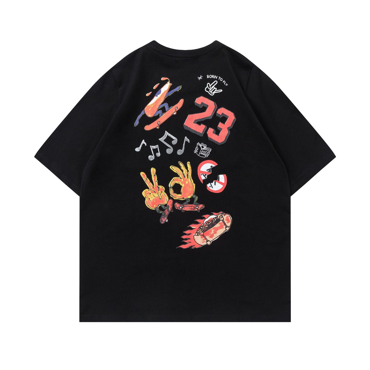 Jordan Unisex Trendy Graphic Cotton Crew-Neck Short-Sleeve T-Shirt