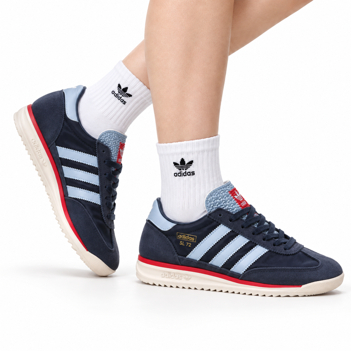 Adidas SL 72 Navy Blue Retro Sneakers