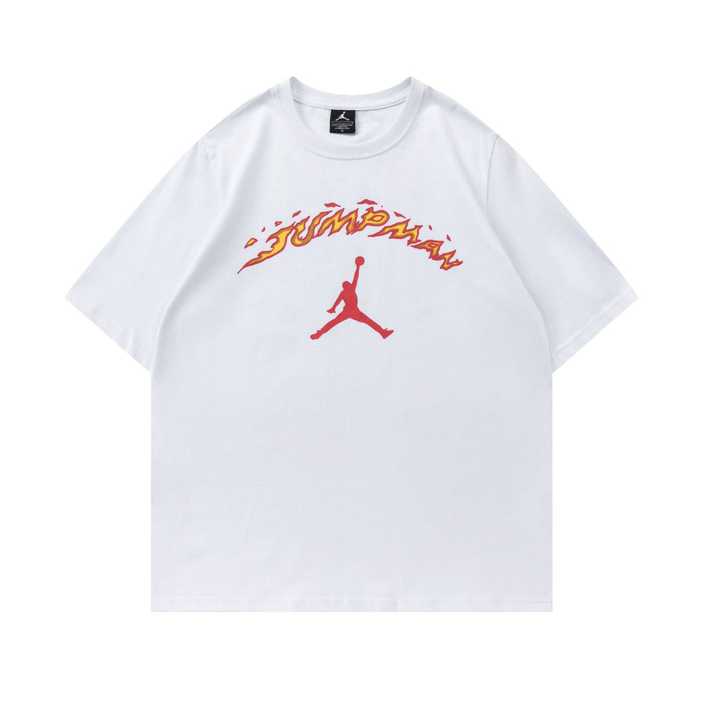 Jordan Unisex Trendy Graphic Cotton Crew-Neck Short-Sleeve T-Shirt