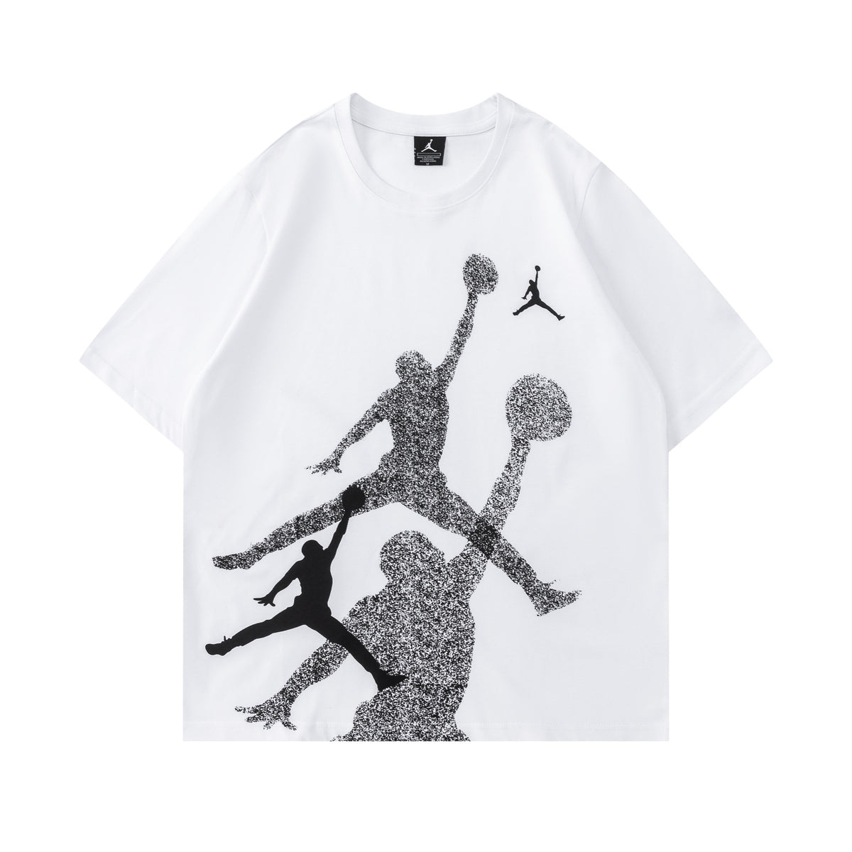 Jordan Unisex Trendy Graphic Cotton Crew-Neck Short-Sleeve T-Shirt