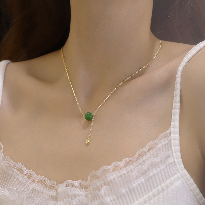 Pandora  Natural Hetian Jade Pendant