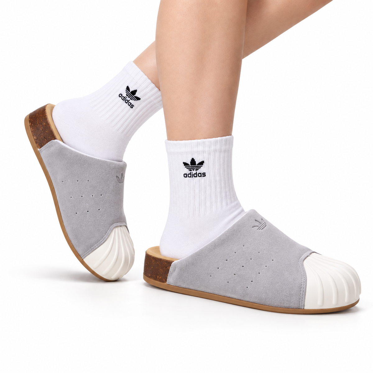 Classic Suede Mule Sneakers