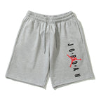 Jordan Unisex Cotton Graphic Lettering Shorts