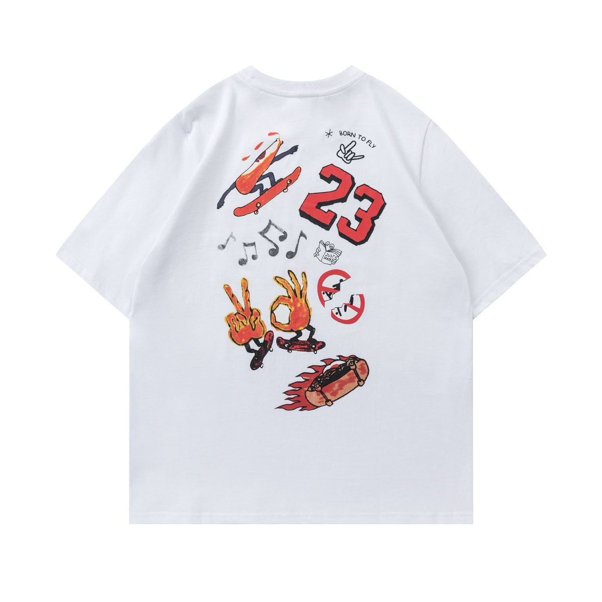 Jordan Unisex Trendy Graphic Cotton Crew-Neck Short-Sleeve T-Shirt