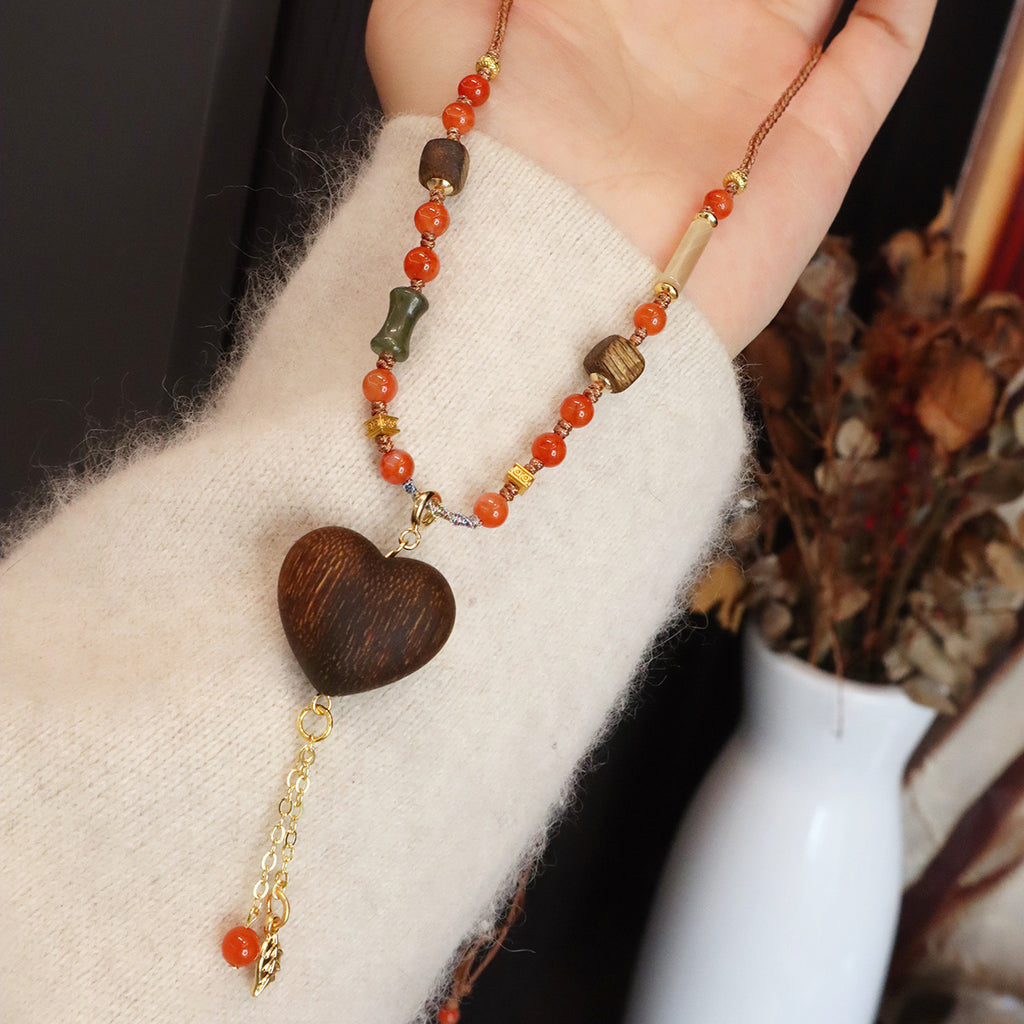 Natural Agarwood Lucky Charm Pendant