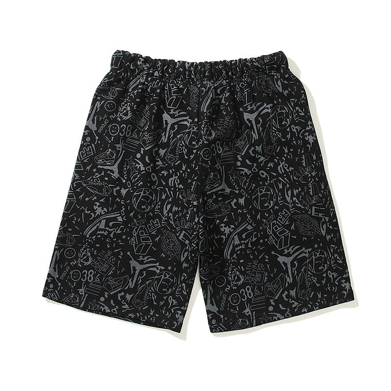 Jordan Unisex All-Over Graphic Shorts