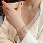 Pandora Natural Amethyst Bracelet | Purple Gemstone | Energy & Prosperity