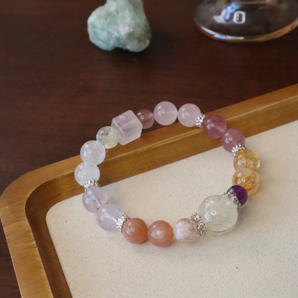 Pandora Natural Crystal Bead Bracelet