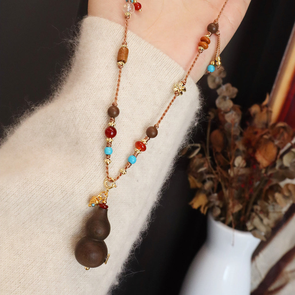 Natural Agarwood Lucky Charm Pendant