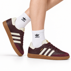 adidas Samba OG Maroon Gold Metallic Women's