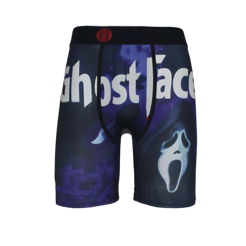 Ethika Style Dark Ghost Graphic Long-Leg Boxer Briefs product detail