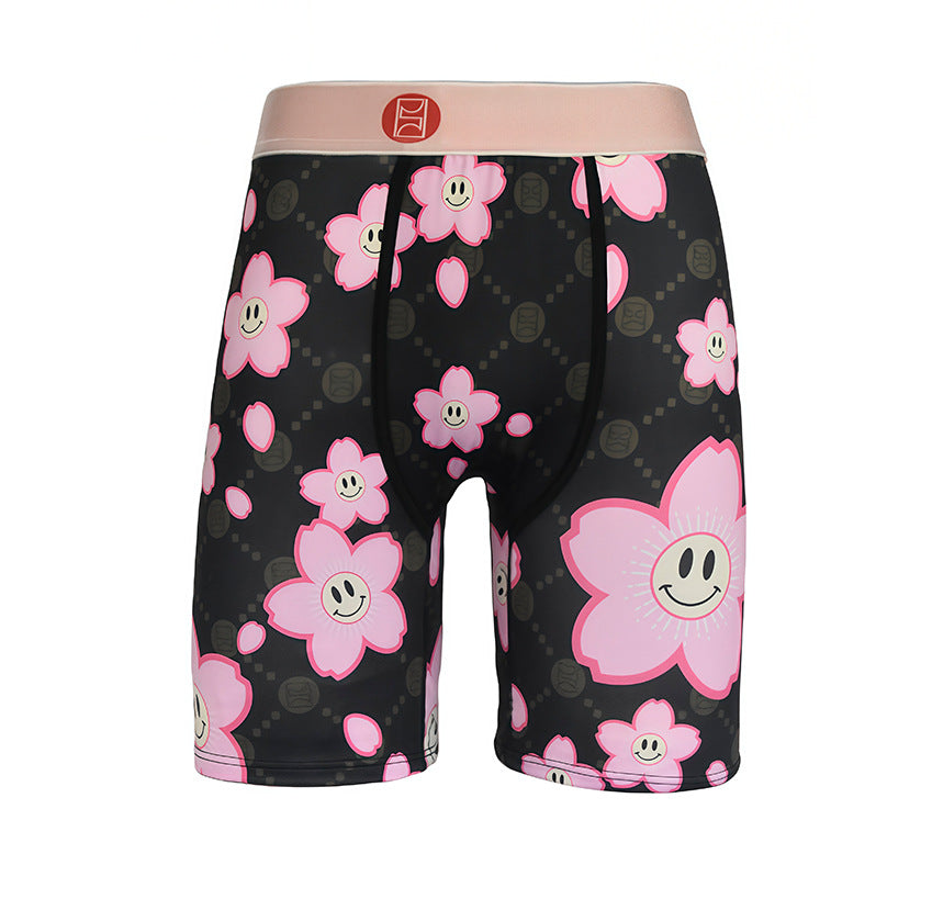 Ethika Style Dark Ghost Graphic Long-Leg Boxer Briefs