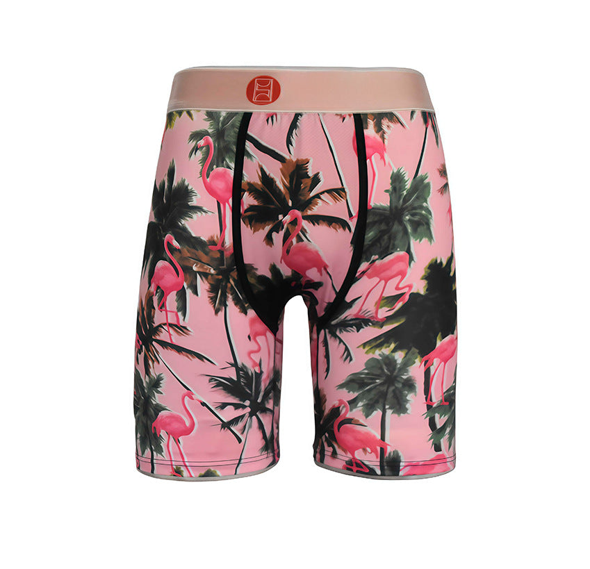 Ethika Style Dark Ghost Graphic Long-Leg Boxer Briefs