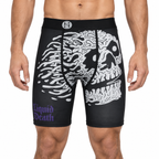 Ethika Style Skull Graphic Long-Leg Boxer Briefs front model view