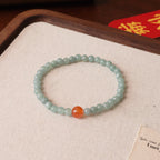Pandora Jadeite Bead Bracelet
