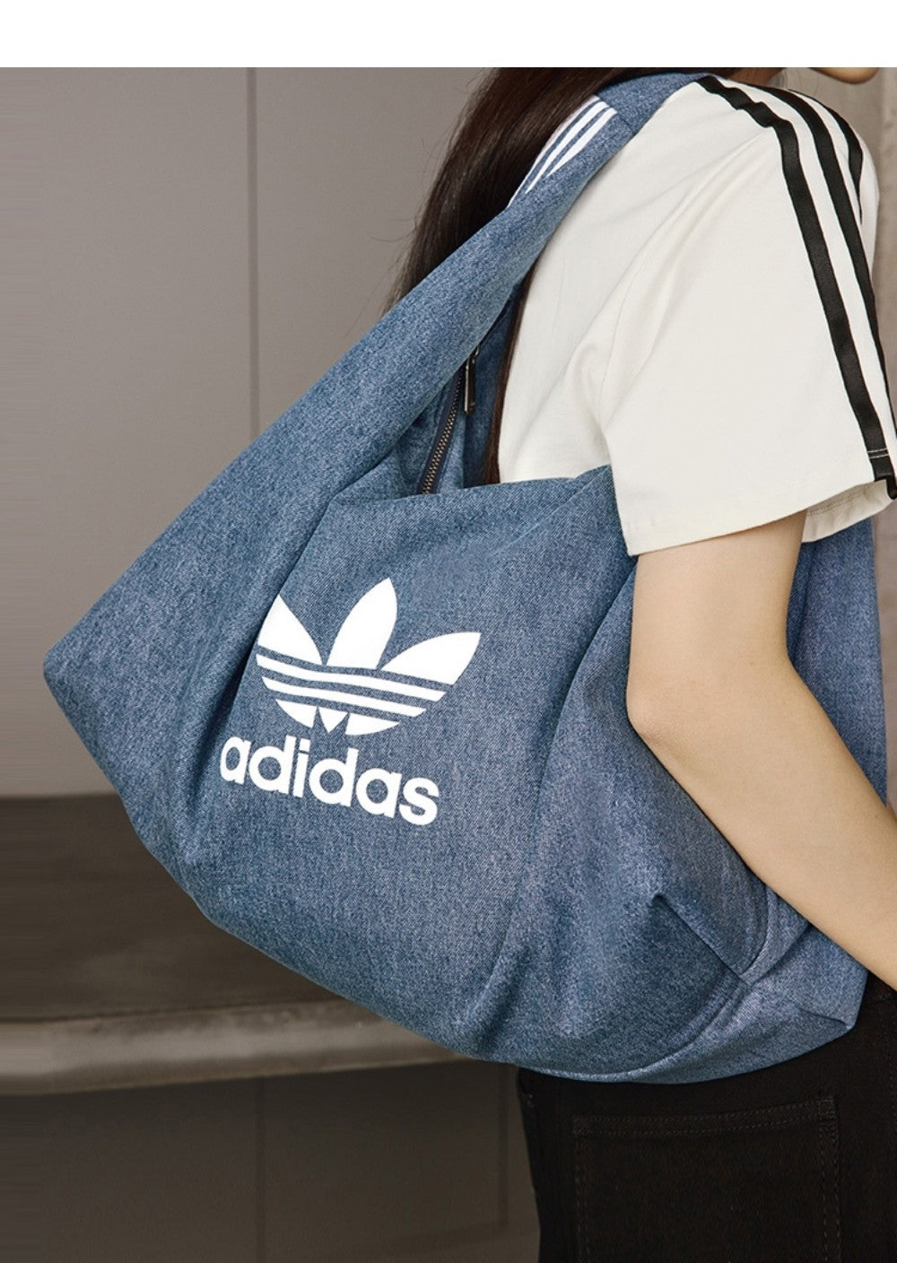Adidas Originals Hobo Bag | Trefoil Logo Shoulder Bag | 2 Colors