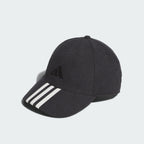 Adidas Baseball 3-Stripes Cap | Curved Brim Sport Hat | Core Black