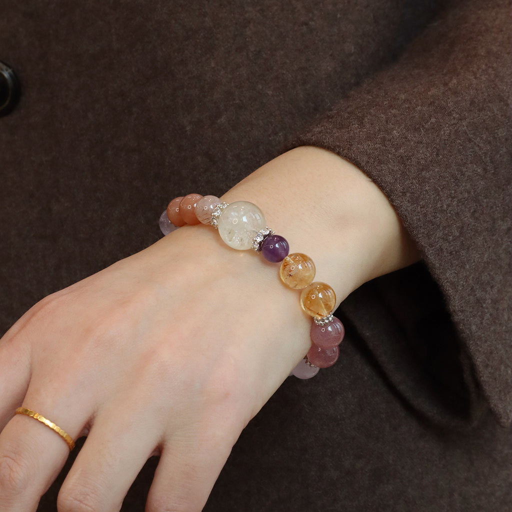 Pandora Natural Crystal Bead Bracelet