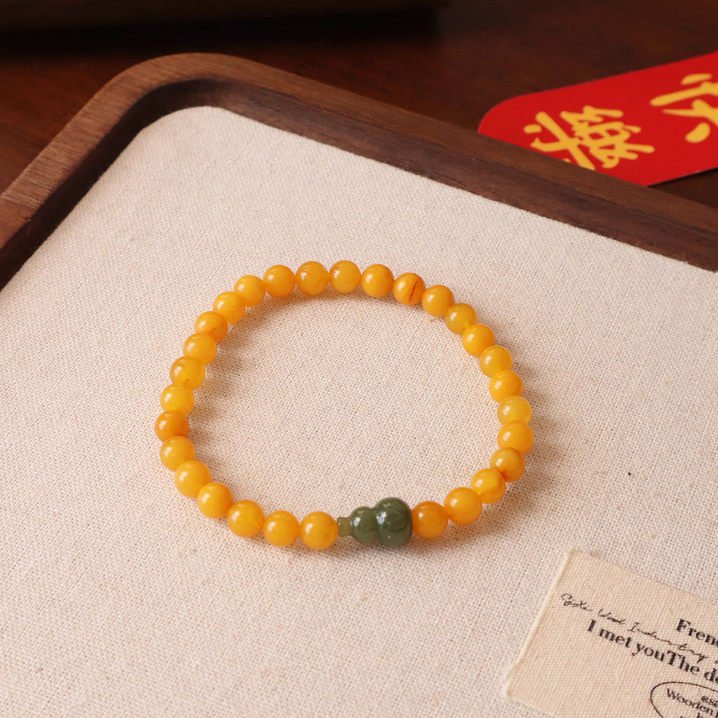 Pandora Jadeite Bead Bracelet