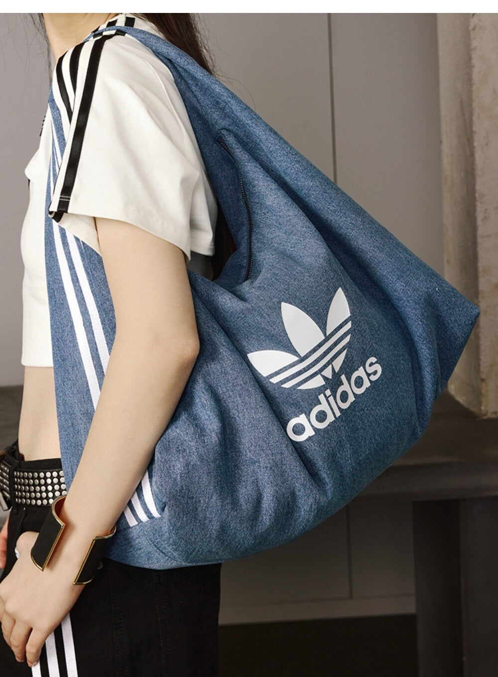 Adidas Originals Hobo Bag | Trefoil Logo Shoulder Bag | 2 Colors