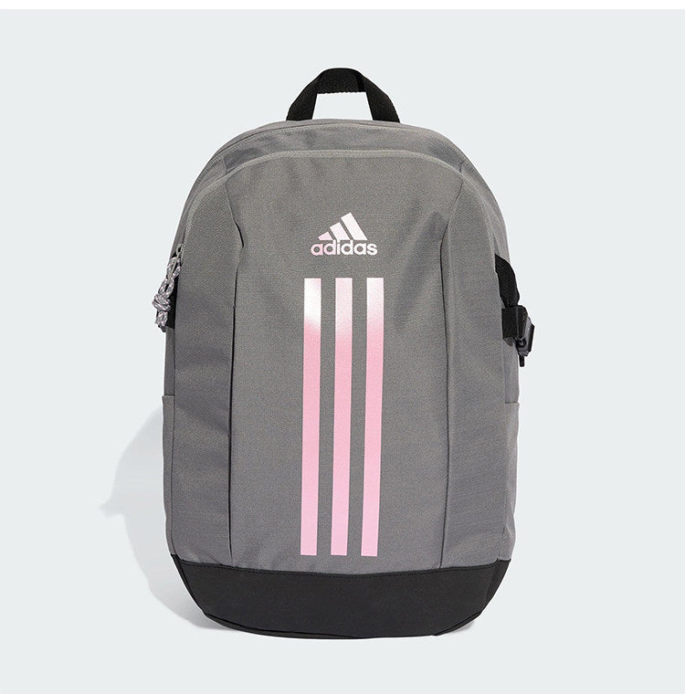 Adidas Power VI Backpack | 3-Stripes Training Bag | Grey / Pink