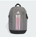 Adidas Power VI Backpack | 3-Stripes Training Bag | Grey / Pink