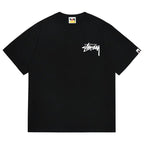 BAPE X Stussy Basic Pigment Dyed Tee - image 3
