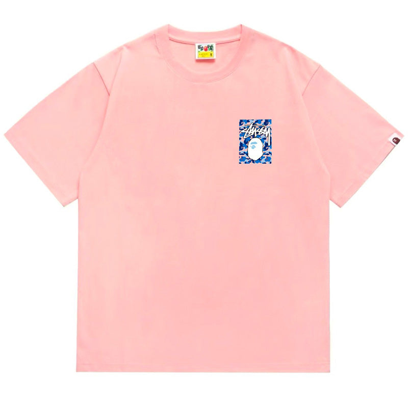 BAPE X Stussy Ape Head Tee - image 2