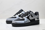 Nike Air Force 1 '07 LV8 Low-Top Sneakers – Metallic Silver/Black