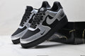 Nike Air Force 1 '07 LV8 Low-Top Sneakers – Metallic Silver/Black