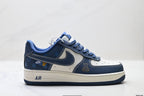 Nike Air Force 1 '07 LV8 Graphic Low-Top Sneakers – Navy/White
