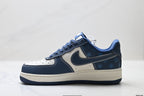 Nike Air Force 1 '07 LV8 Graphic Low-Top Sneakers – Navy/White