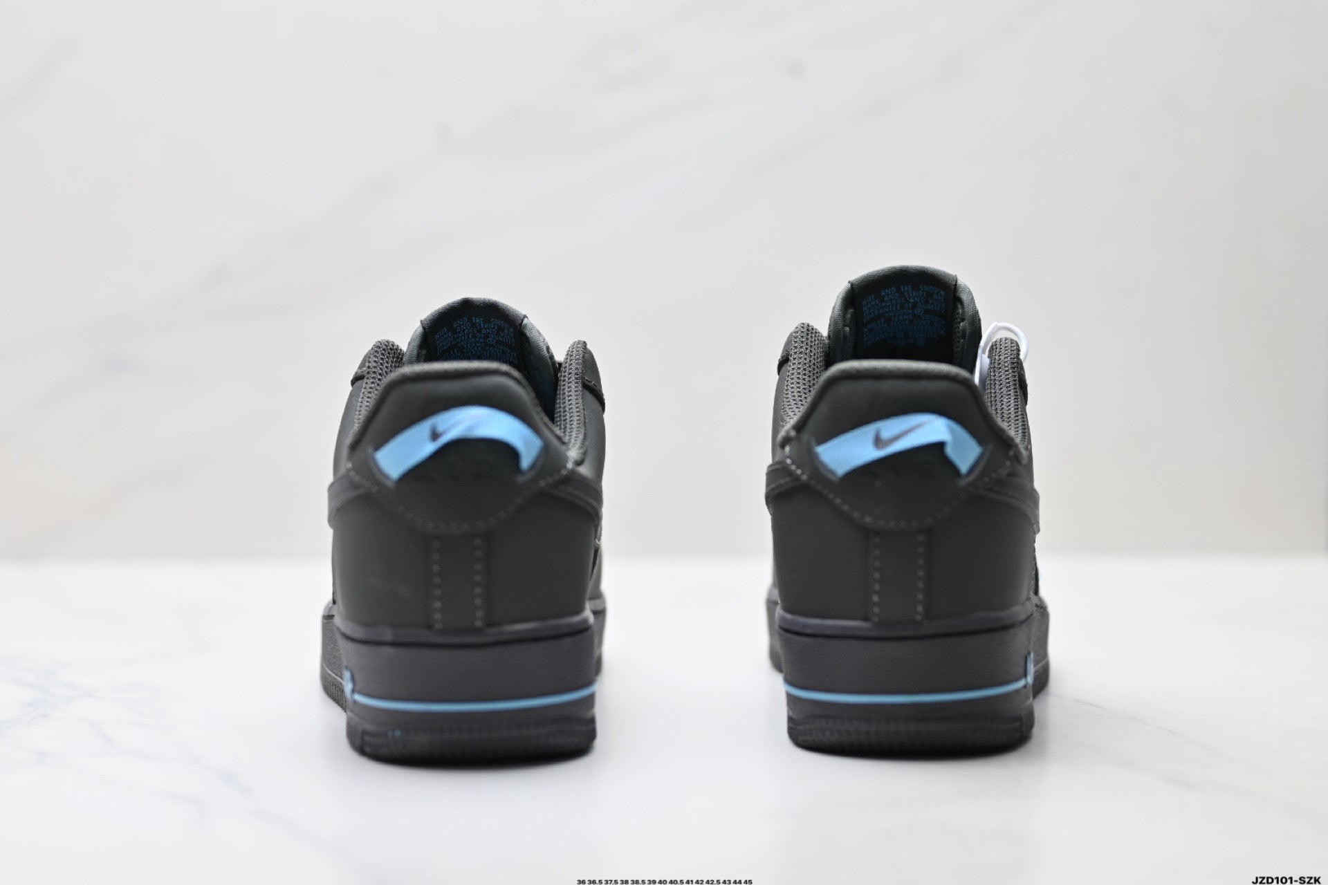 Nike Air Force 1 '07 LV8 Low-Top Sneakers – Black/Light Blue