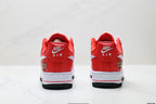 Nike Air Force 1 '07 LV8 Bear Graphic Low-Top Sneakers – Red/White