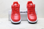 Nike Air Force 1 '07 LV8 Bear Graphic Low-Top Sneakers – Red/White