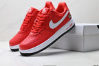 Nike Air Force 1 '07 LV8 Bear Graphic Low-Top Sneakers – Red/White