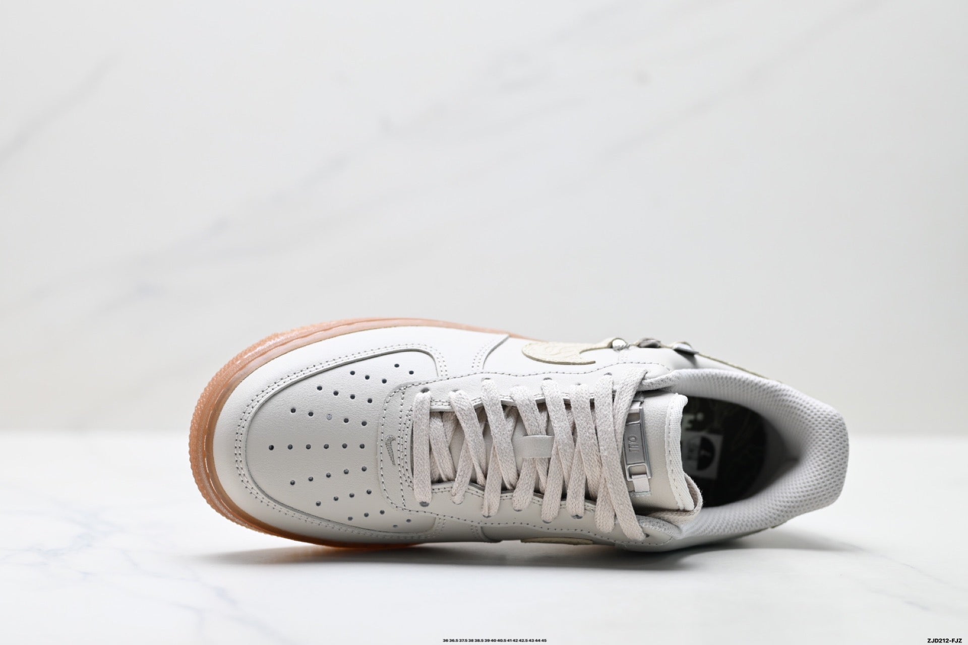 Nike Air Force 1 '07 LV8 Utility Graphic Low-Top Sneakers – White/Beige/Gum