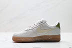 Nike Air Force 1 '07 LV8 Utility Graphic Low-Top Sneakers – White/Beige/Gum