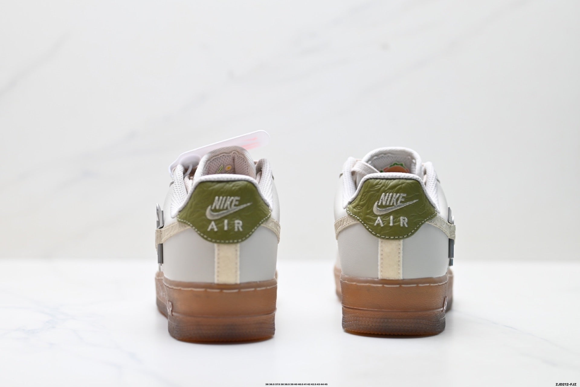 Nike Air Force 1 '07 LV8 Utility Graphic Low-Top Sneakers – White/Beige/Gum