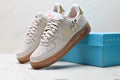 Nike Air Force 1 '07 LV8 Utility Graphic Low-Top Sneakers – White/Beige/Gum